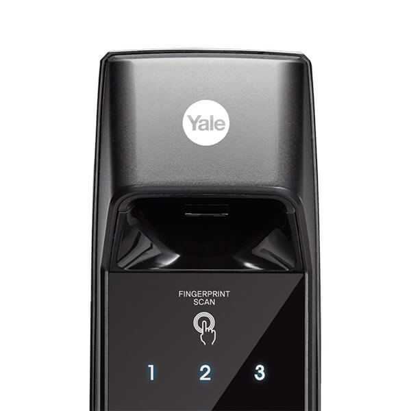 Yale YDM7216 熱感觸控指紋卡片5合1電子門鎖 黑金色【送安裝】 Yelo YDM7216 digital lock 2 窩居生活 | WoJu Living